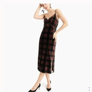 Velvet ‘Stewart’ Plaid Slip Dress from J. Crew